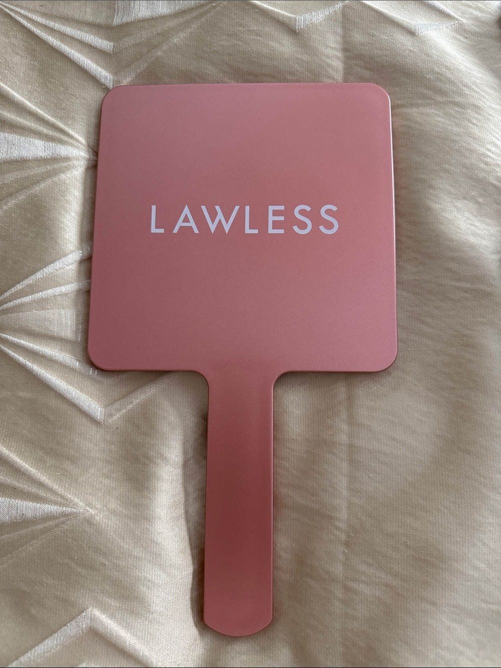 LAWLESS Pink Hand Mirror